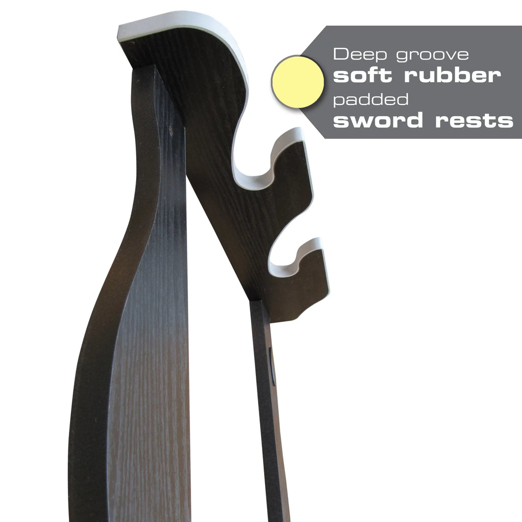Creations Convenient Sword Mount Katana Rush - 2 Samurai Arts Martial Creek Rack Wall Assembly