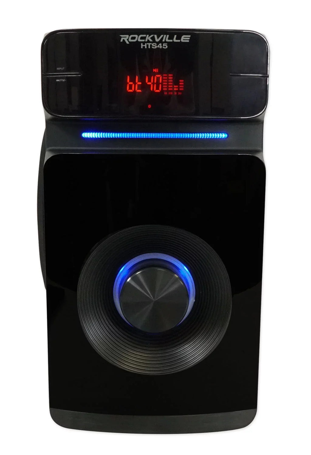 Mics Home System Wireless Sub+(2) Theater/Karaoke w/5.25" VHF Rockville Machine
