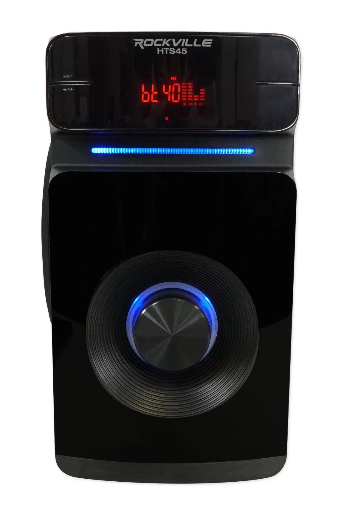 Mics Home System Wireless Sub+(2) Theater/Karaoke w/5.25" VHF Rockville Machine