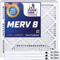 MERV 12 8 Filter 12x26x1a IN King 26 x | | dimension: USA .75" Actual | Air MADE Pleated Filter Filters HVAC x A/C 4-PACK Furnace |