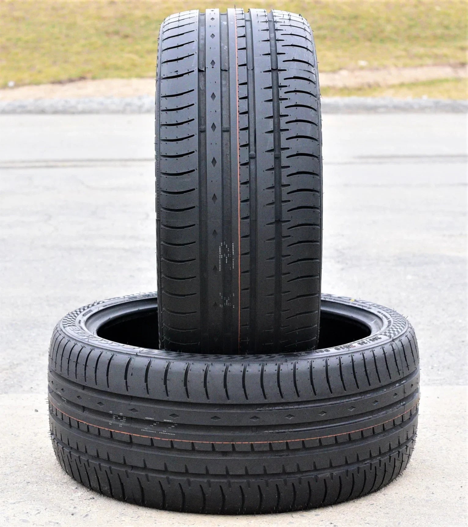2017-23 Touring (TWO) Pair 95Y 235/40ZR18 Focus Civic XL Tires Fits: Sport Honda Performance 2 Phi Accelera Titanium, 235/40R18 of High 2012-18 A/S