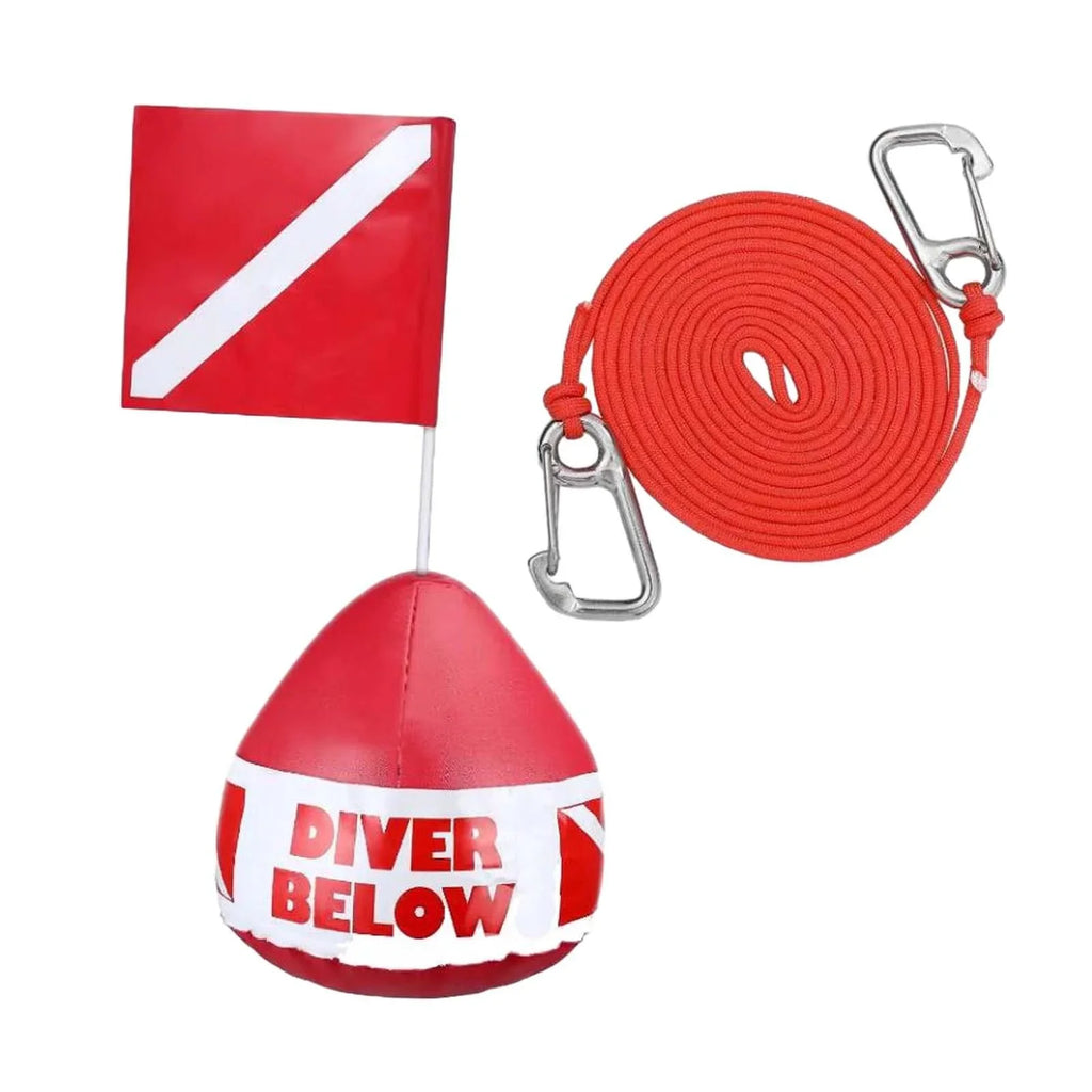 AMLESO Surface Dive Float Fishing Buoy Inflatable Visibility , Diving, ing, Flag Float Floater Flag for Dive High