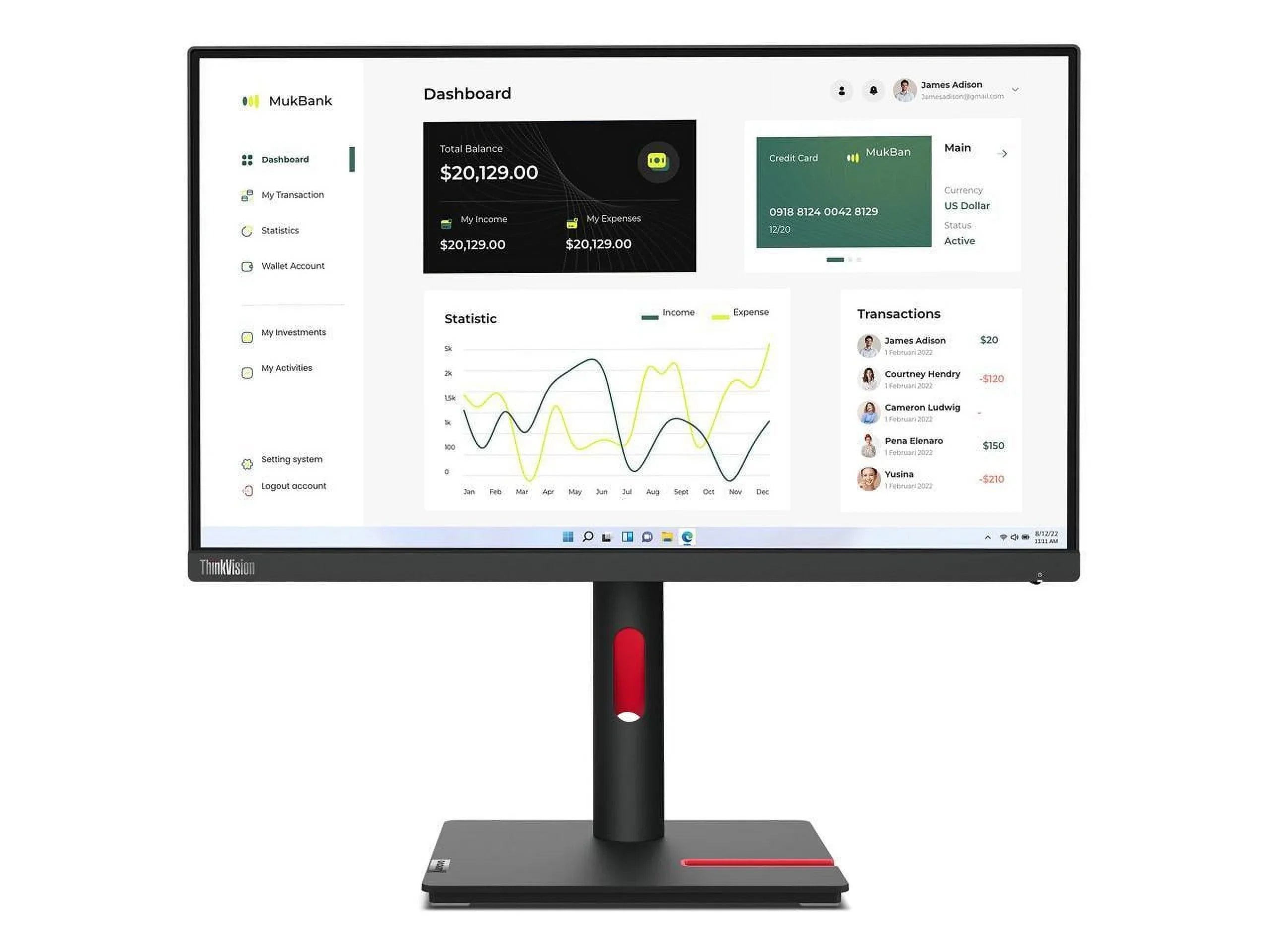 ThinkVision 23 Monitor - inch T23i-30