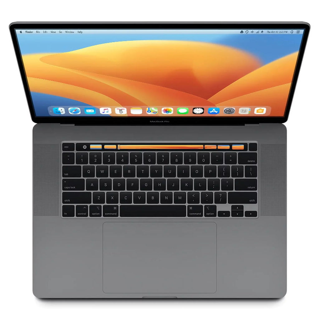 Space MacBook Big Gray SSD (Touch Pro MV912LL/A 2.3GHz (Good) 15" 512GB i9-9880H Sur Bar) Mid-2019 A1990 MacOS 32GB Pre-Owned