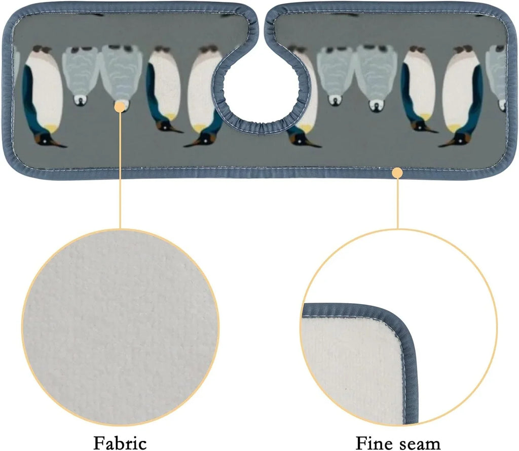 Mat, for Bird Drying Sink Microfiber Drip Penguin Guard Kitchen Mats Catcher, GZHJMY Splash Bath 3PCS Sink Faucet Absorbent Countertop Kitchen Sea Washable