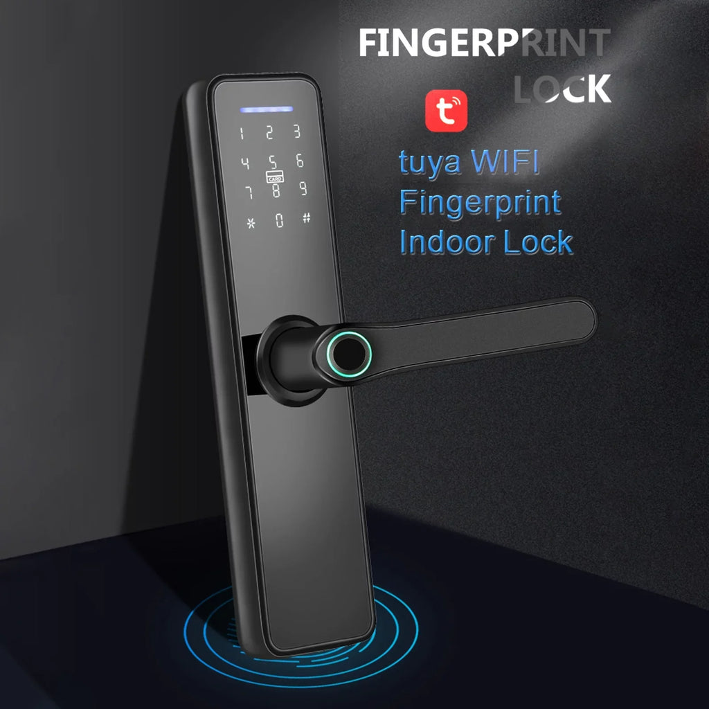 for Touchscreen Keypad Office WAFU & Secure Door Fingerprint Mechanical Smart Lock Key