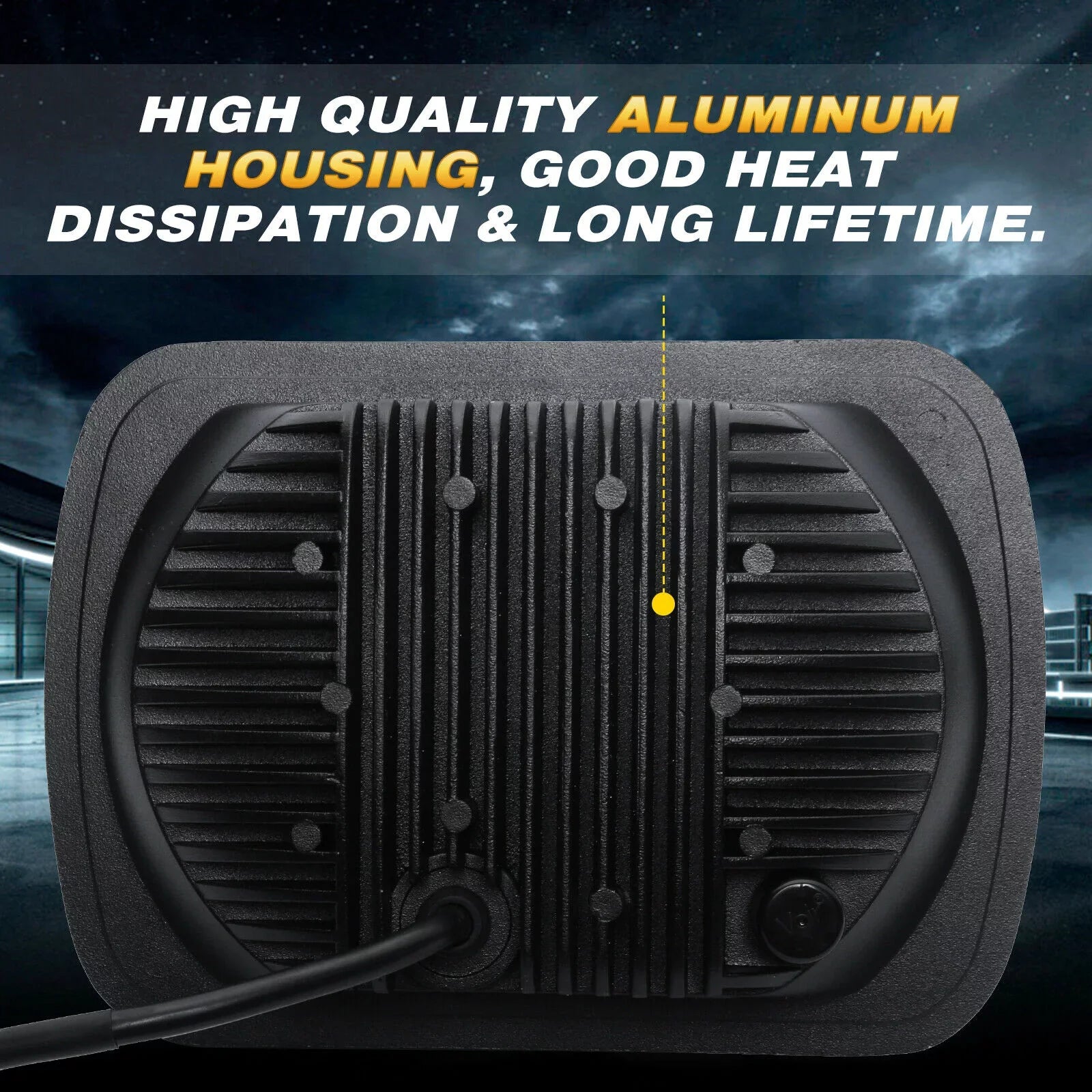 Jeep LED XJ For Headlight Chevrolet 5x7" Pair 7x6" Lo Beam Cherokee Hi 400W DRL