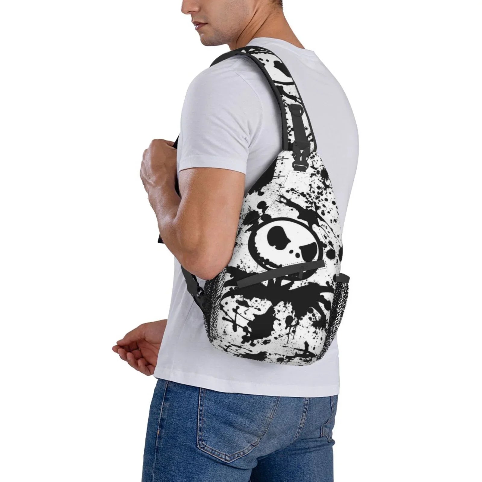 Daypack Gifts Christmas Sling Crossbody Women Men Bags Bag Unisex Skellington Jack Nightmare For Chest The Backpack Travel Hiking Shoulder Before