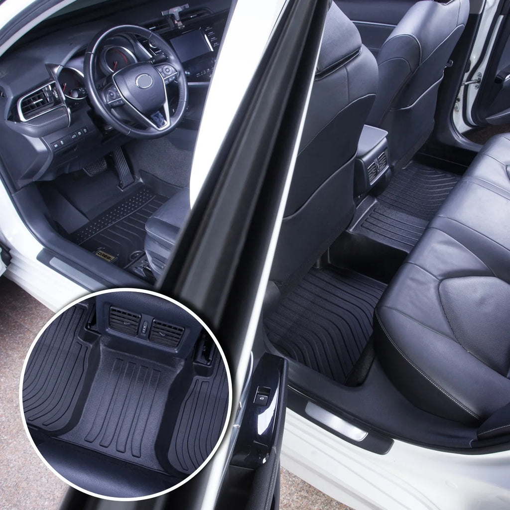 climate for Front Jeep All Floor Black Heavy Car Carpet-Custom Duty Guard Rear Compass 2018-2023 Fit-Tough/Durable/Odorless Replacement Mats and Liners