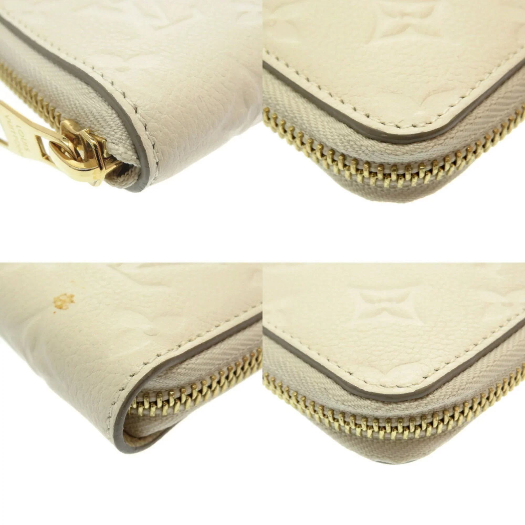Portefeuille M93432 Neige Wallet (Good) Bifold Pre-Owned Round Secret Monogram Implant