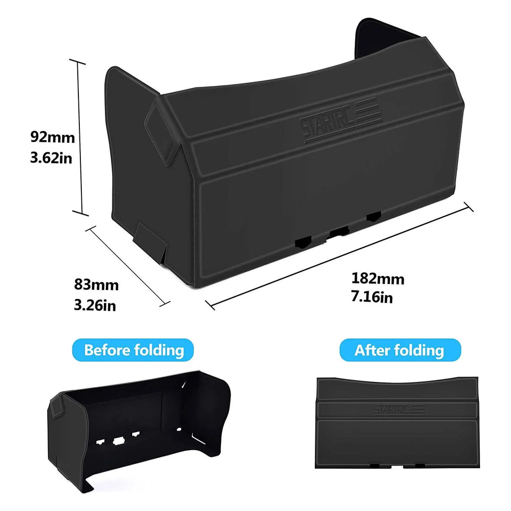 Remote Mini 2 Hood Air for Mavic Drone DJI 2 Control Foldable Phone Shade Sun PU