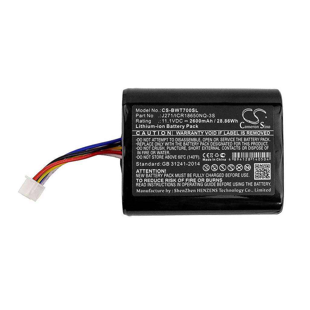 For & Manufacturers Cs Sound Wilkins Battery J271/Icr18650nq-3S Bowers Box For T7