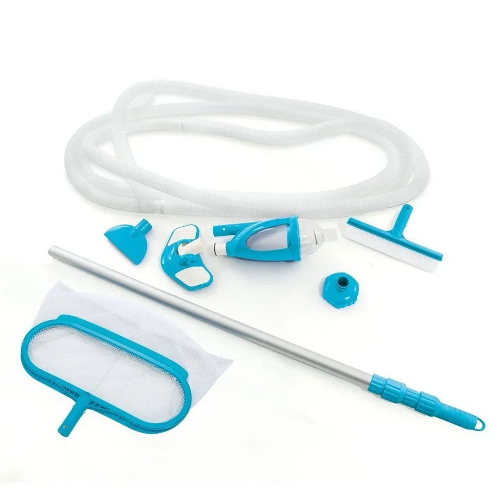 Frame Pool & Intex Maintenance x w/ Metal 30" Pool Filter Swimming Pump Kit 12'