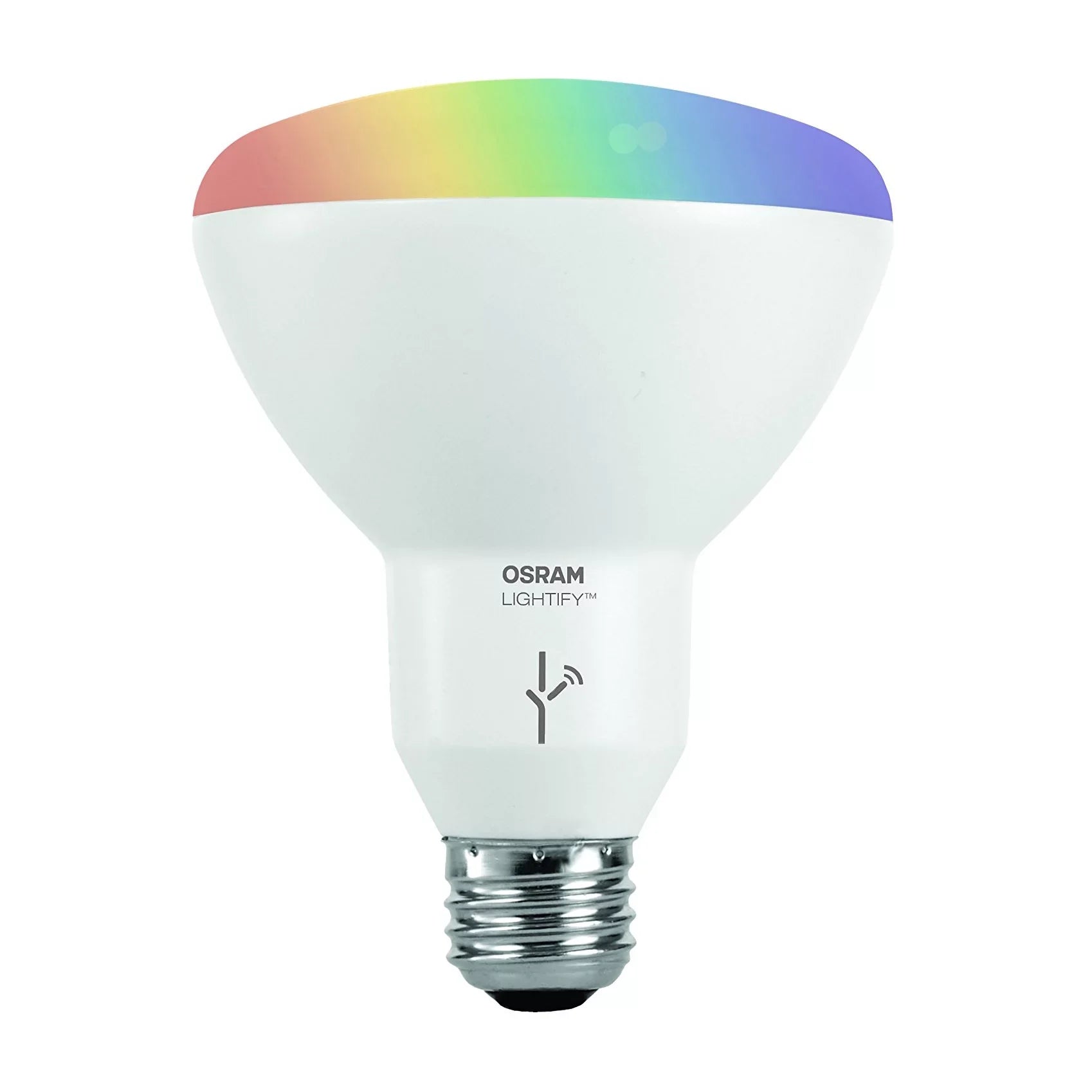 Light CRI Full Equivalent LED ZigBee BR30 SMART+ Sylvania Color 2-count High 65W Bulb,