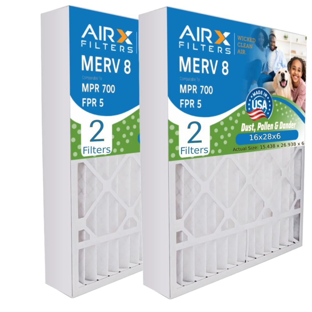 CLEAN & MERV FILTERS Made Filter Air 700 AIRX Filter FPR AIR. Furnace Pack Premium by 5 MPR 2 16x28x6 8 to USA WICKED 16x28x6 401 Comparable Aprilaire with Compatible