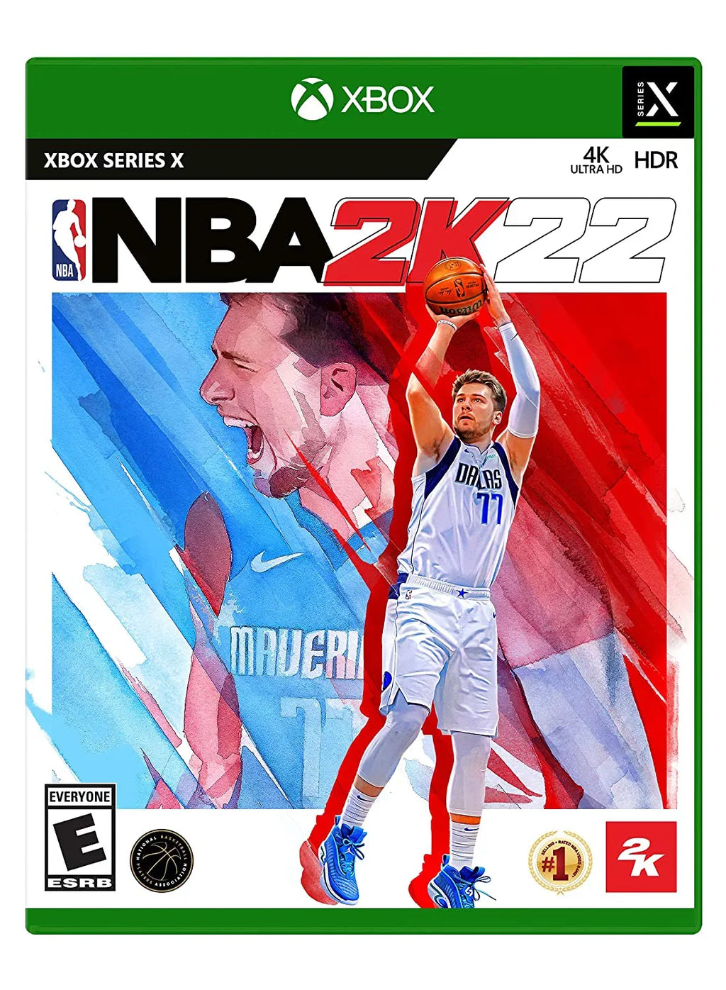 White Cable Controller, 2K22, with X & C Microsoft Xbox Series NBA USB