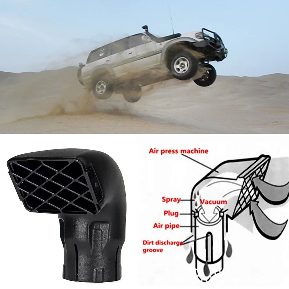 Mounted Replacement Cruiser Snorkel Air Hercules Ram Heads Land Toyoda for 3.5''