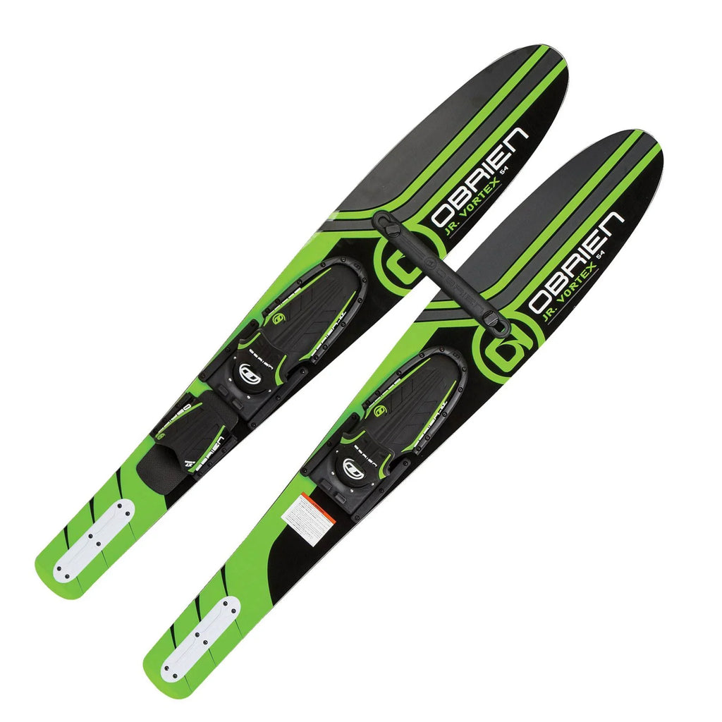 54" dimension Combo dimension 7, Kids (2 liquid 2-Mens OBrien Skis, Adjustable Pack) Green