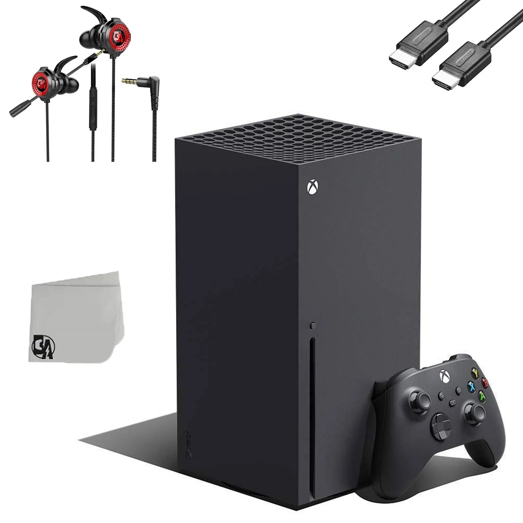 AXTION Microsoft 16GB With Black Bundle RAM Xbox BOLT Microphone + Console New Earbuds Gaming Series X G11-A Like