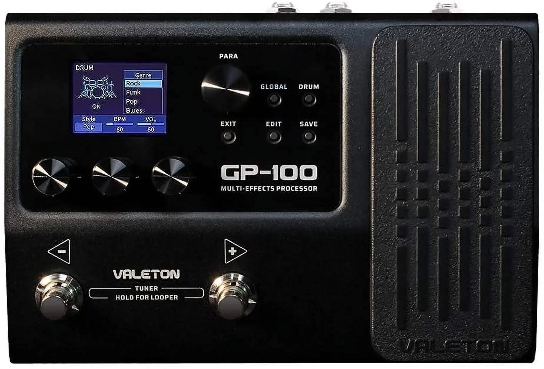 supply) 9V Processor, GP-100 Multi-Effects Valeton (with power