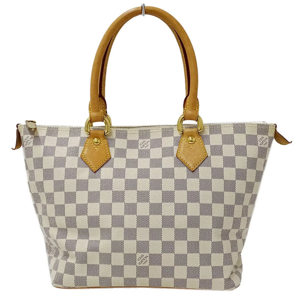 Used Azul Bag Gray Handbag White Damier Saleya Ladies N51186 Tote Authenticated PM