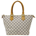 Used Azul Bag Gray Handbag White Damier Saleya Ladies N51186 Tote Authenticated PM